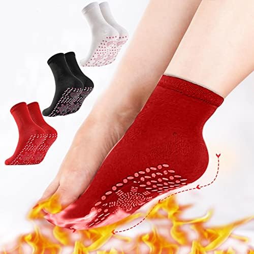 Чорапи с подгряване, Турмалиновые самонагревающиеся Оформяйки Чорапи За акупресура, Топли и Издръжливи Памучни Чорапи С Точечными