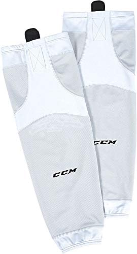 Хокей чорапи с мрежа CCM SX6000 Performance, Бял