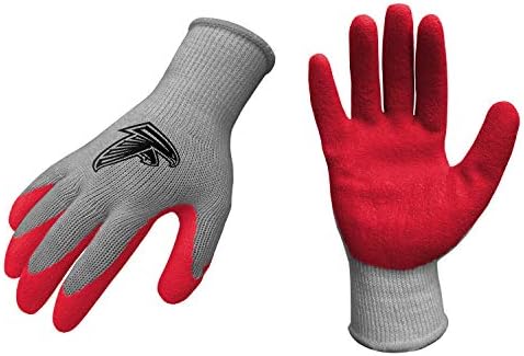Работни ръкавици NFL Atlanta Соколи The Gripper, комплект от 2 опаковки