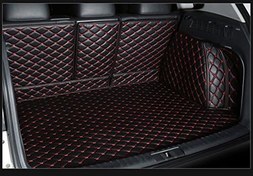 Товарен подложка багажника FHJBP Custom Fit за suv на Mercedes GLC GLC200 GLC260 GLC300 - Защита от атмосферни влияния, Сверхпрочный, 3D С пълно покритие, Черен с черни шевове