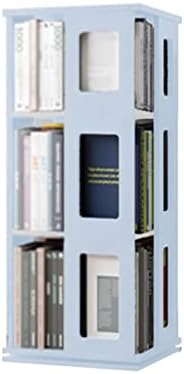 taimowei Стратификационная Въртящата bookshelf 3-Различен Дървени Рафтове за списания, Рафтове за съхранение