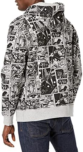 Мъжки флисовые блузи с качулка на цип Essentials Дисни | Marvel | Star Wars (предлагат в модели Big & Tall)
