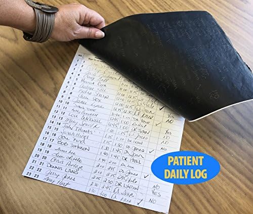 Форма за регистрация на пациенти Tabbies, форма 8-1/2 x 11, Синя, 23 етикети на лист, 125 Листа в опаковка, Поверително