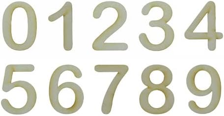 Комплект от 8 кръгли дървени цифри с размер 1,5 инча x 1/8 инча от Балтийско бреза diy от дърво, художествени