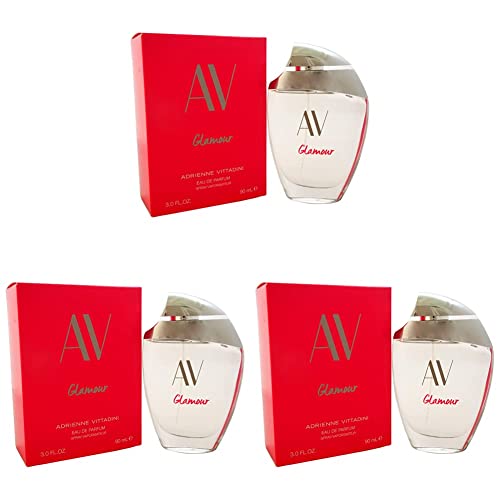 Спрей-парфюмированная вода ADRIENNE VITTADINI Av Glamour за жените, 3 грама (опаковка от 3 броя)