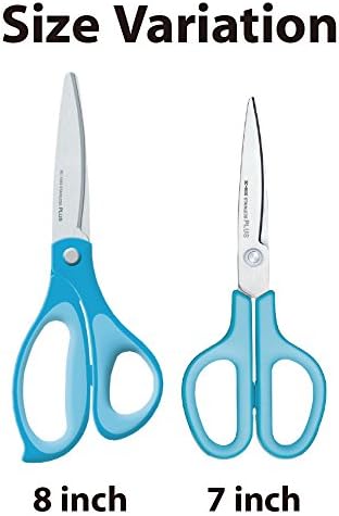 Ножици Plus Fit Cut Curve, Малки, Сини (35050)