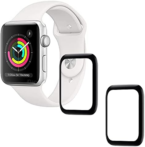 Защитно фолио за дисплея на Apple Watch Серия 3/2/1 42 мм, черен на цвят [2], защитно фолио IDAPro от TPU с пълно