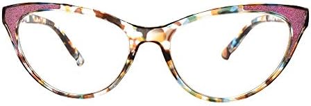 Цветни Очила за четене Котешко око R227, Розови/Вино