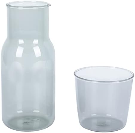 Стъклени Чаши SOIMISS, Стъклени Бутилки за вода, 1 Комплект, Стъклена Кана за вода, Кана с Капак, Сервировочный