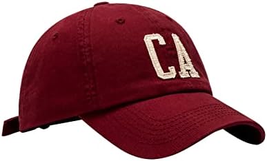 Оригиналната Калифорнийска бейзболна шапка за Жени И Мъже, Промытая Регулируема Командване бейзболна шапка, нисък профил Реколта Памучен Шапка за Татко