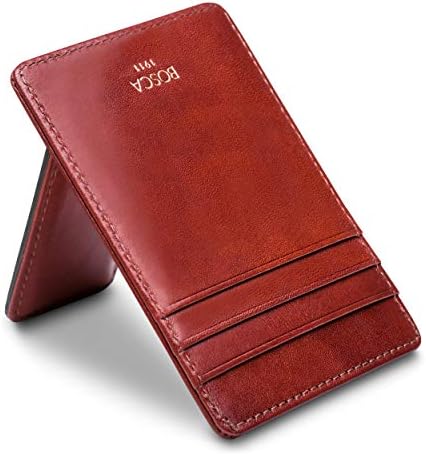 Мъжки портфейл Bosca с Преден джоб от Старата кожа - RFID