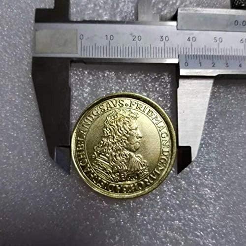 1681 Германия Възпоменателни Монети, Медно-Златист Цвят Колекция От Монети Занаяти Спомен Семейно Бижу Монета За