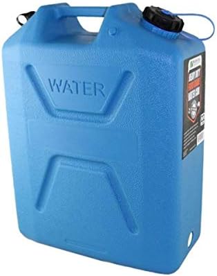 Wavian САЩ Пластмасова кана за вода с вместимост 5 литра с удобен накрайник, 2 опаковки