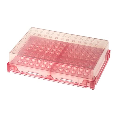 Поставка за PCR Simport T328-96P PCRack с 96 дупки, опаковки по 20 броя, розова (опаковка по 20 броя)