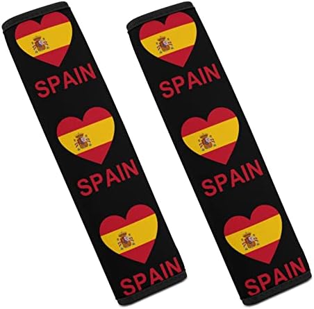 Любовта Испания Универсални Накладки За колан на Автомобила за сигурност Калъф Удобен Колан за Носене За Раменния