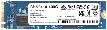 Synology 10Gb Ethernet карта и адаптер M. 2 E10M20-T1, RJ-45; 1 порт и M. 2 2280 NVMe SSD SNV3410 400GB (SNV3410-400G)