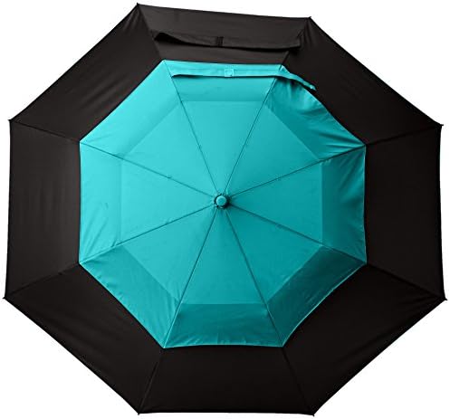 Чадър Natico с вентилирани корона, Тюркоаз / Черен, Един размер