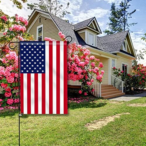 Двупосочен Градински флаг премиум-клас Anley, Градински флаг на САЩ САЩ 4 юли, Деня на Независимостта на Съединените