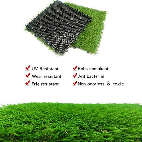 Плочки от изкуствена трева kathson, 2 бр. Подложка от домакинството е заек билки с подобрена система за заключване,