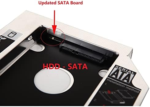 DY-tech 2nd SATA HD SSD Твърд Диск Caddy Адаптер за MSI CX620 Замени GT30N DVD