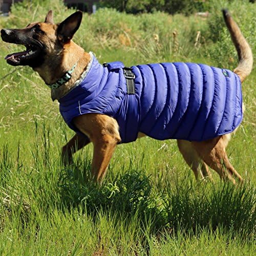 Водоустойчив Палто за кучета DOGGIE DESIGN Alpine От Фугу за екстремни климатични условия (S, Синьо)