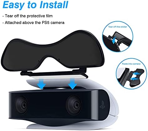 Защитно покритие за камерата PS5 (новост 2021 г.) Капачка на обектива на камерата Playstation 5 HD-WeProGame Dobe Защитава