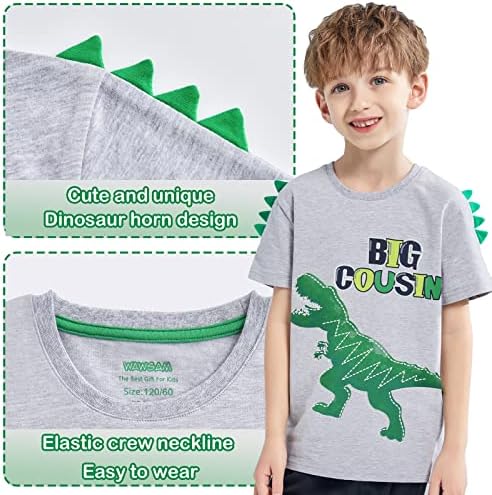 Тениска с Динозавром Голям Братовчед, Тениска с Динозавром братовчед на Рожден Ден за Малко Момчета