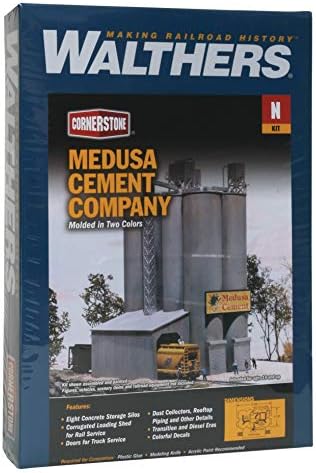 Набор От Walthers, Inc. Medusa Cement Company, 5-3/8 х 4-1/2 X 13,6 11,4 см