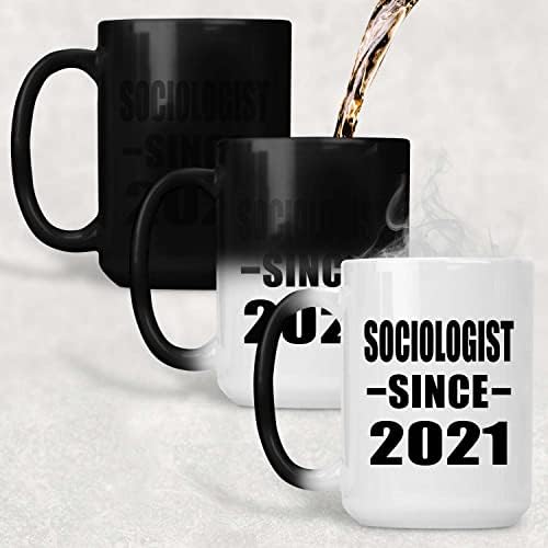 Designsify Sociologist С 2021 г., Чаша 15 грама, с Променящ се Цвят, Термочувствительная Магическа Писалка за една Чаена Чаша,