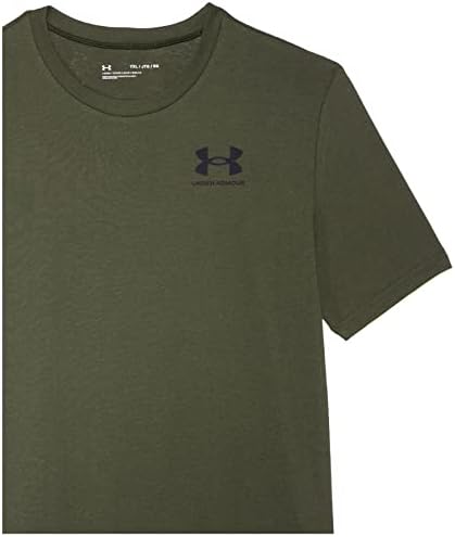 Тениска с къс ръкав за момчета в Спортен стил на Under Armour от лявата страна на Гърдите