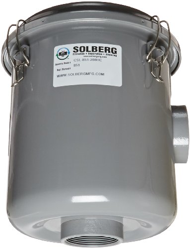 Въздушен филтър Доза Вакуум помпа Solberg CSL-851-200HC™, 2 FPT На входа /изхода, височина 10-1/4 диаметър 8-3/4,
