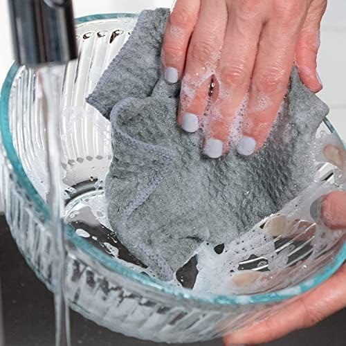 S & T INC. Кърпички за миене на съдове във формата на сот, Парцали за миене на чинии, Кухненски Кърпи от Микрофибър,
