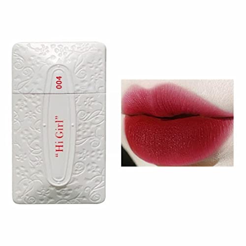 Опаковка Гланц за устни за момичета Velvet Fog Face визитка Глазура за устни Лек и тънък, Не е лесно да Избледнява