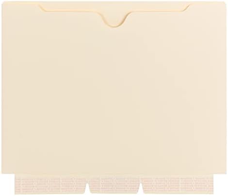 Самозалепващи обвивка Smead, Манильская, отстрани, размер на буквите, 10 броя в опаковка (68040)