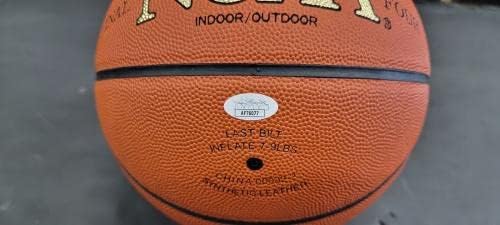 Алън Айвърсън е Подписал Автограф на Финалите на четири Роулингс Официална Баскетболна асоциация на NCAA JSA - Баскетболни топки с автографи