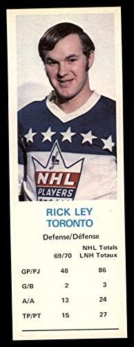 1970 Папино бисквитки 71 Рик Lei Мейпъл Лийфс (Хокейна карта) в Ню Йорк/MT Maple Leafs