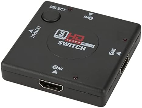 CSYANXING 3-Портов HDMI Комутатор Square Box 3 в 1 с пускането на 1080p 3D Превключвател за Автоматично разпознаване на