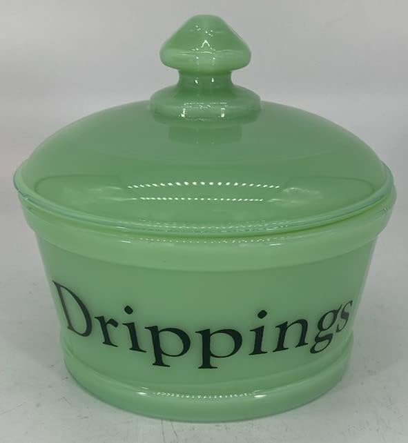 Купа за вана с капак - Капкомер - Американско производство - Mosser USA - Нефритови Jadeite Жадеитовое Зелено стъкло