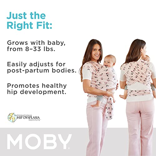 Детска переноска Moby Wrap | Мини Маус | Детска переноска за новородени и Бебета | 1 Детска обвивка | Осигурява безопасността