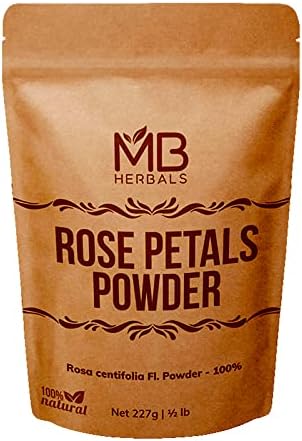 Розовата захар MB Herbals 8 унции | 227 g / 0,5 кг | За натурални маски за лице | Чиста и Натурална |