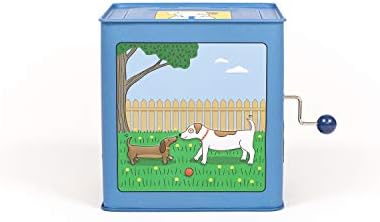 Jack The Dog Тенекиен Крик в кутия, 6,8 x 6,4 x 5.4 инча