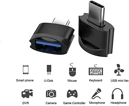 USB Адаптер C Female USB Male (2 опаковки), който е съвместим с вашите Xiaomi Redmi 9 Power for OTG със зарядно устройство