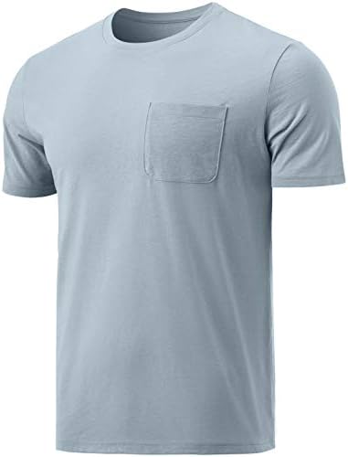 Мъжки Спортни Ризи TSLA За Движение, Динамични Памучни Ризи За Фитнес, бързо съхнещи Тениски За тренировки