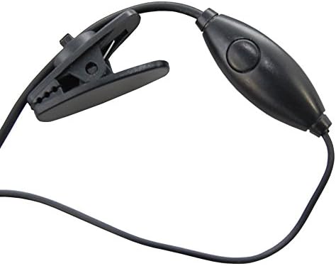 HQRP 4-Комплектная 2-за контакт на линия за външно ухо Hands Free с микрофон Push-to-Talk, съвместима с радиоустройствами
