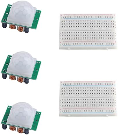 Инфрачервени Сензори за движение 3ШТ HC-SR501 PIR, прототипи такса без запояване на 400 точки