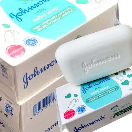 Бебешки сапун Johnson ' s Milk Protien 75 Г. Опаковка от 3