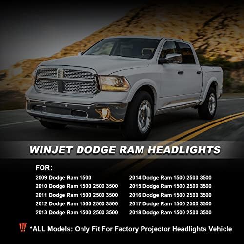 Фарове за офроуд Никсън възли за 2009-2018 Dodge Ram 1500 2500 3500, Проекторные Светлини на Далечния Къси светлини