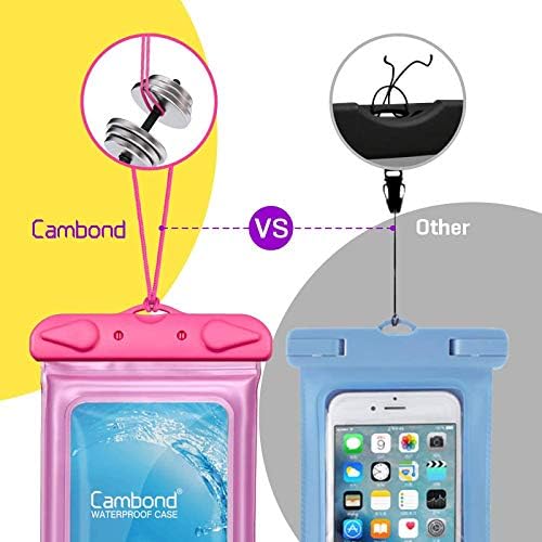 Cambond Водоустойчив калъф за телефон, Съвместим с iPhone, Универсален Водоустойчив калъф за телефон iPhone 13 12 Pro Max,