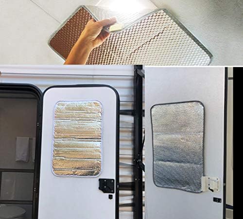 Козирка на вратата на микробуса - Двупосочен 16 x 25 - Отразяваща козирка на прозорец на микробуса за пътуване