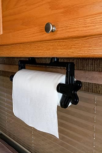 Camco Pop-A-Towel - Монтируемый или преносим диспенсер за хартиени кърпи за ръце, запазвайки хартиени кърпи за почистване,